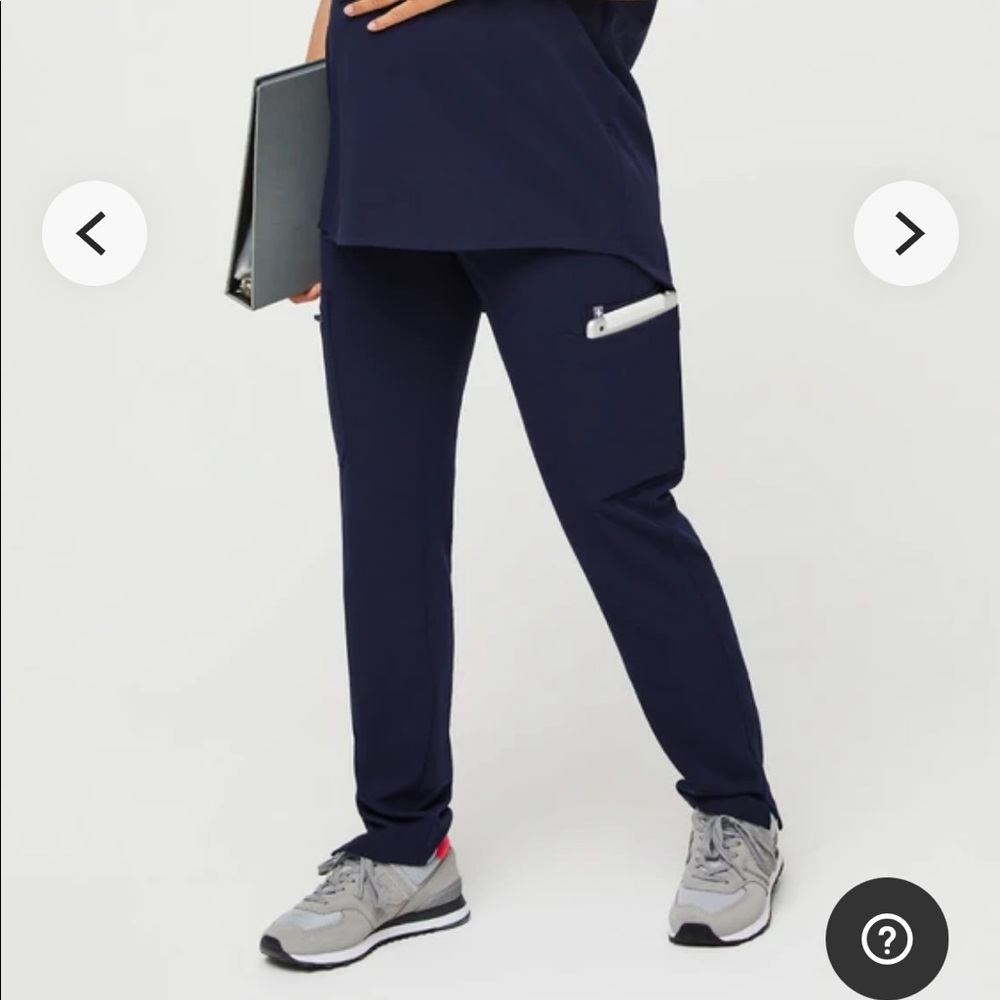 FIGS MATERNITY PANTS SIZE SMALL NAVY